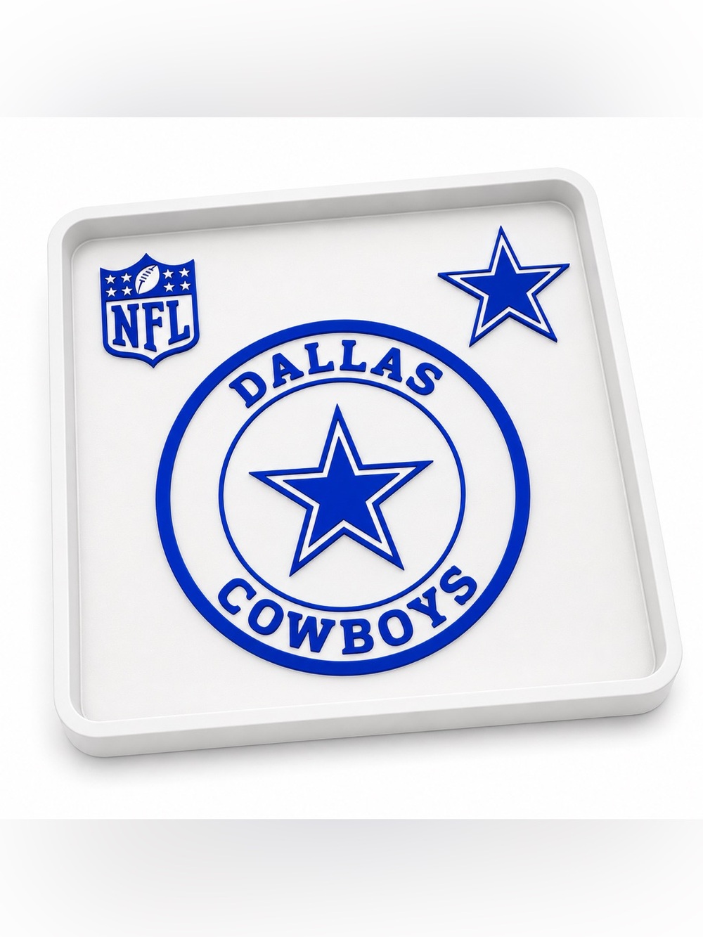 Dallas Cowboys NFL Pocket Dump Tray - For Keys, Wallet, Money, Etc